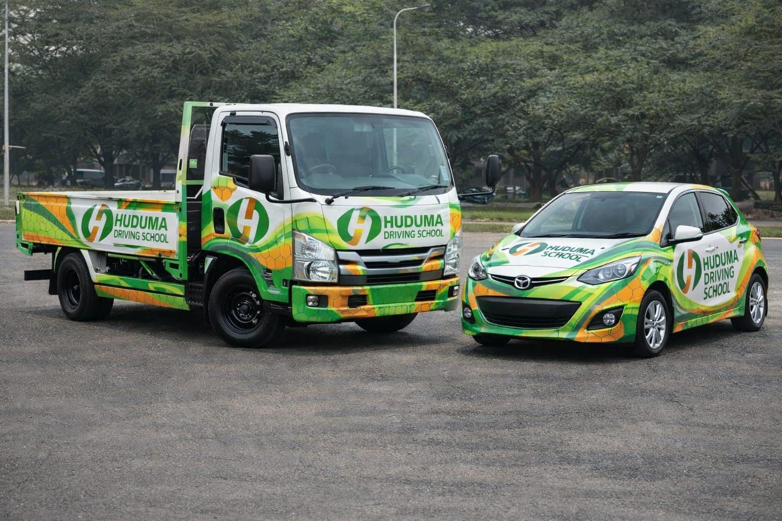 Huduma Driving School lesson